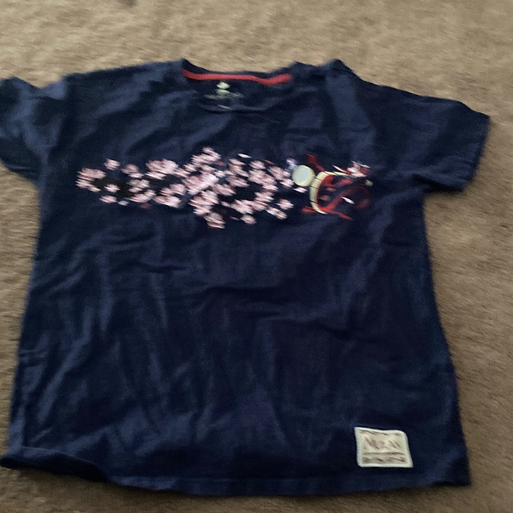Disney Navy Blue Tee with Floral Design